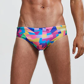 Herre Badeshorts Korte badebukser Hurtigtørkende Badedrakt Bunner Snorer Svømming Vannsport Treningsklær Maleri 3D Print Vår Sommer