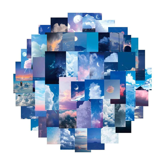Pakke med Klistermærker - Himmel