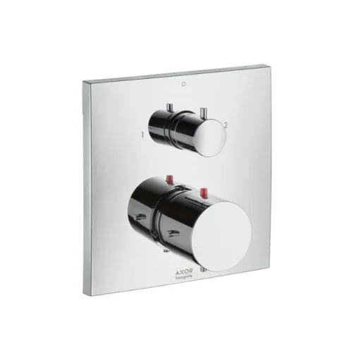 AXOR Starck X Dusjbatteri t/Innbyging m/Termostat & Omskifter, Krom