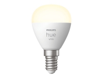Philips Hue White - LED-lyspære - E14 - 5.7 W (tilsvarende 40 W) - klasse G - varmt hvidt lys - 2700 K - hvid