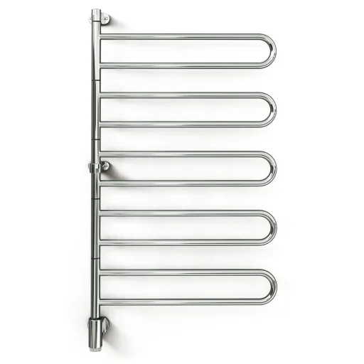 Kriss Flex U Håndkletørker m/5 Armer 1160x650 mm, Krom
