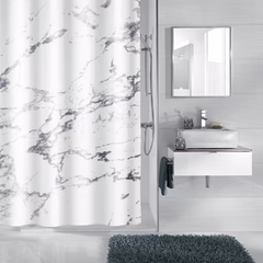 Kleine Wolke Dusjforheng Marble Antracit 180x200cm