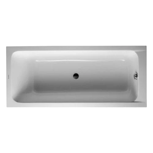 Duravit D-Code Komplet Badekar m/Rygglene, t/Innbygning 170x75 cm (avløp på midten)