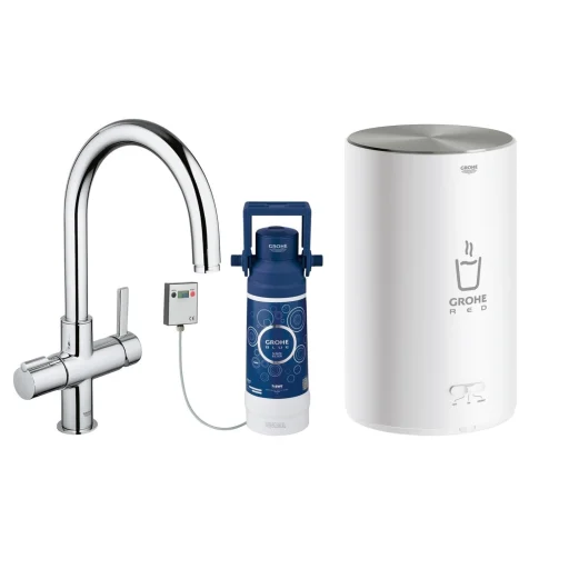 Grohe Red Nordic kjøkkenarmatur med 3 liters tank, krom