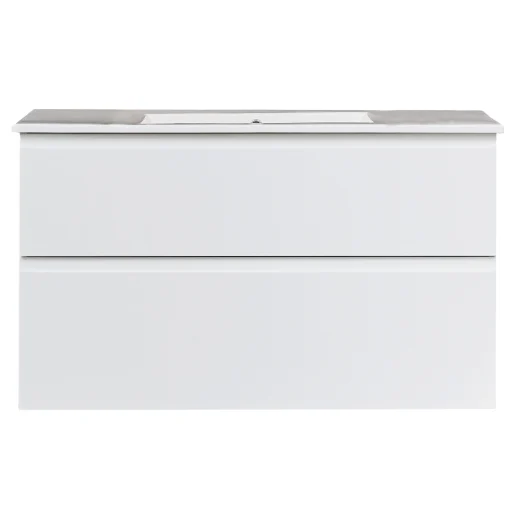 Cassøe Front møbelsett m/skuffer, 81 cm, hvit