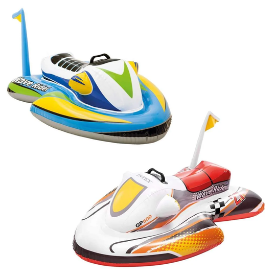 Pool Float, Jetski - 117 x 77 cm - Usorterede farver