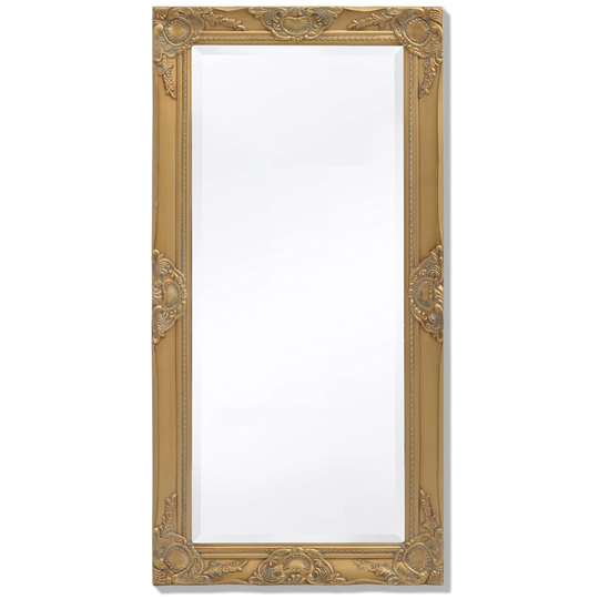 vidaXL vægspejl barok-stil 100 x 50 cm guld