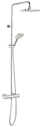Damixa Pine Dusjsystem m/Termostat, Krom