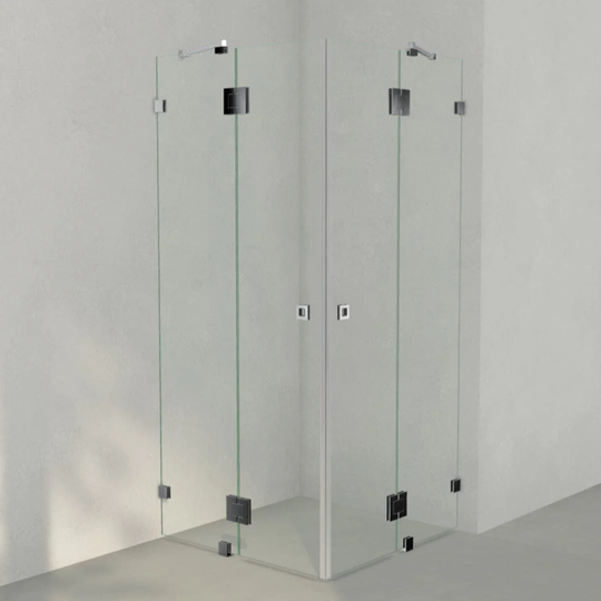 INR Iconic Nordic Rooms Dusjhjørne ARC 16 Måltilpasset Krom / Klart Glass