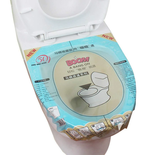 Boom a bang on - Fjern proppen i toilettet