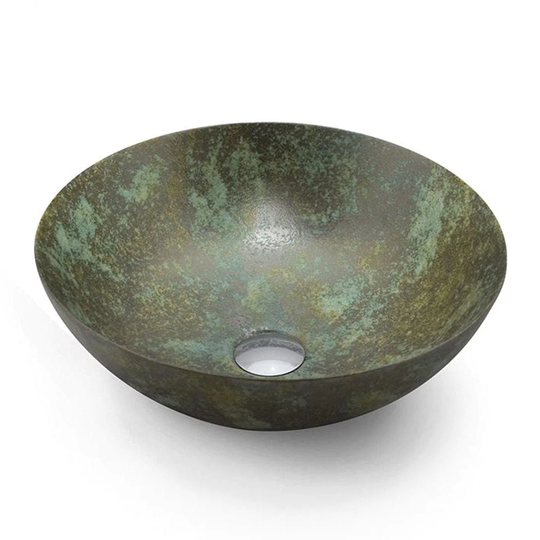 Bathco Rustico BolleservantØ40cm - Porselen Grønn