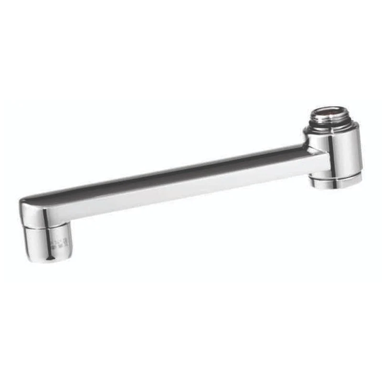 Gustavsberg Nautic Utløpstut Rett Krom - Svingbar 15cm