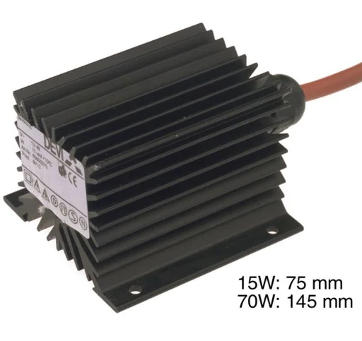 Devitronic Brettvarmer 15W 12-48V