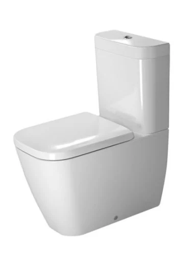 Duravit Happy D.2 toalett m/sisterne & P-lås, hvit