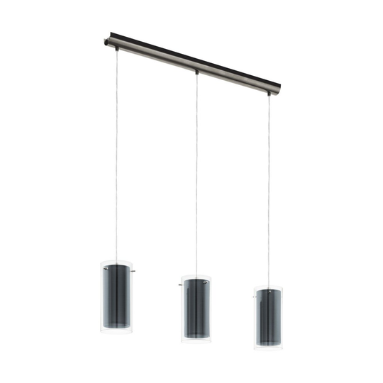Pinto textile pendulum 3L (Grå)