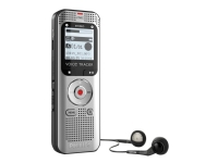Philips Voice Tracer DVT2010 - Stemmeoptager - 8 GB - aluminiums sølv