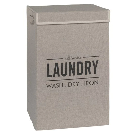 Esbada Laundry Skittentøykurv 62L Lysbeige Lin Beige