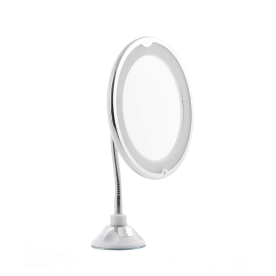 Makeup-Spejl med Forstørrelse og LED