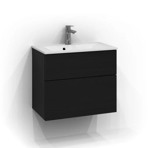 Svedbergs Forma servantskap 60x35 cm, skuffer, sort eik