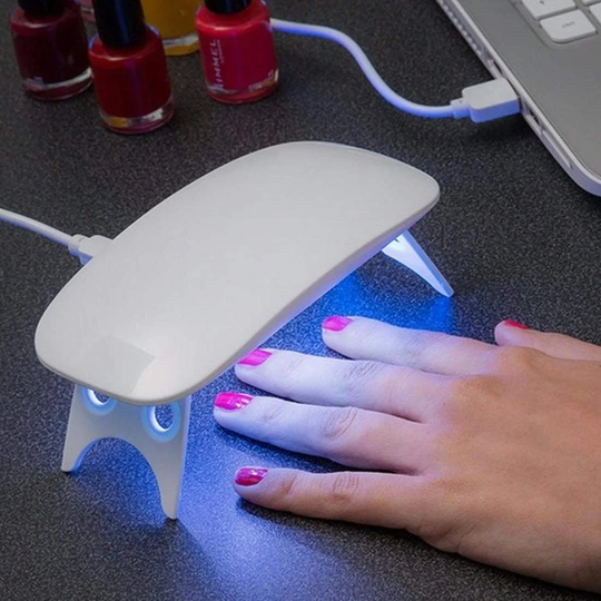 UV/LED Neglelampe Mini - Hvid