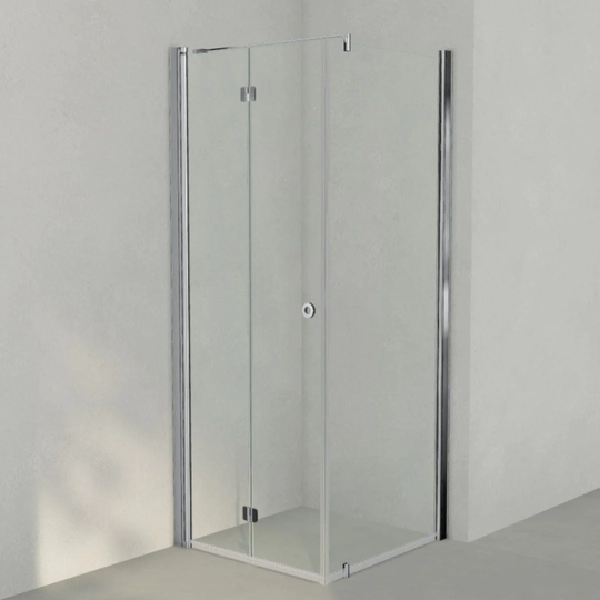 INR Iconic Nordic Rooms Dusjhjørne Linc 13 Flex Original Krom / 80x80cm Venstre Hengslet