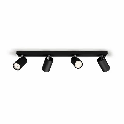 myLiving Kosipo Spot svart, 4xNW 240V