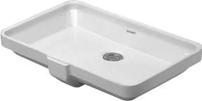 Duravit 2nd floor servant 58 x 41,5 x 11,5 cm, u/kranhull, m/overløp, hvit