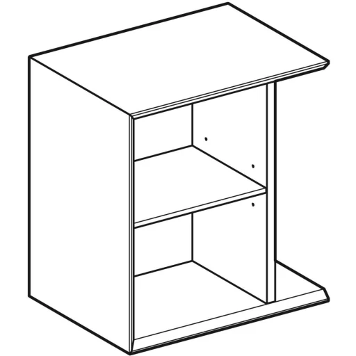 GEBERIT sideskap 370x273x400mm høykompresjon tre-lags sponplate