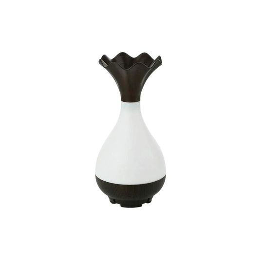 Jade Bottle aromaterapi luftfugter og lampe - Mørkt træ