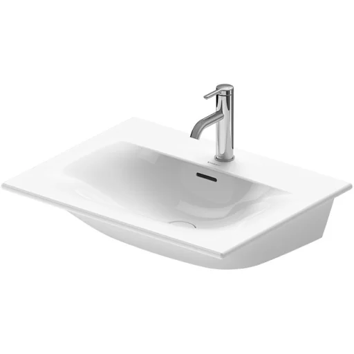 Duravit Viu håndvask 63x49 cm, WonderGliss, hvit