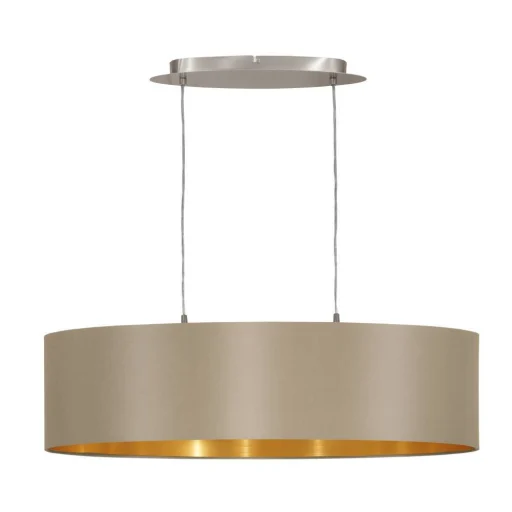 Maserlo lang L780 taupe/gull, E27, 2X60W
