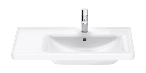 Duravit D-Neo servant, høyrevendt, 800 x 480 mm, hvit høyglans