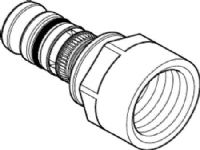 Geberit Mepla overgang med indvendigt gevind: CC499K, d=32mm, Rp=1 1/4
