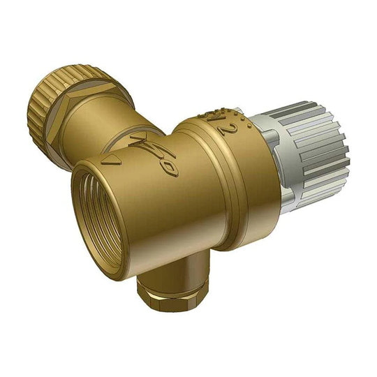 OSO Hotwater Sikkerhetsventil Sv-kt, 9 Bar, Med Avtapping, For Super S