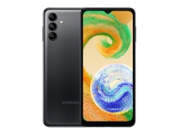 Samsung Galaxy A04s - 4G smartphone - dual-SIM - RAM 3 GB / Intern hukommelse 32 GB - microSD slot - LCD-skærm - 6.5 - 1600 x 720 pixels (90 Hz) - 3x bagkamera 50 MP, 2 MP, 2 MP - front camera 5 MP - sort
