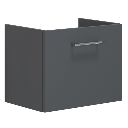 Dansani Mido+ Slim Servantskap 1 Skuff B50-80xd35cm Uten Servant Grå Matt / 50cm