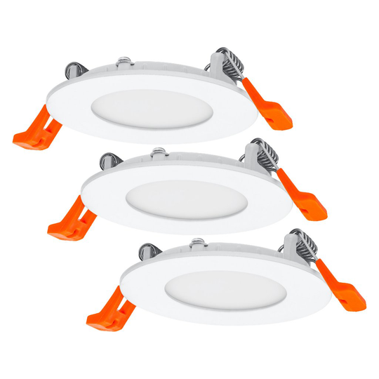 Pack 3 Spot ultra slim 85mm white 4w 300 lum 3000K IP20