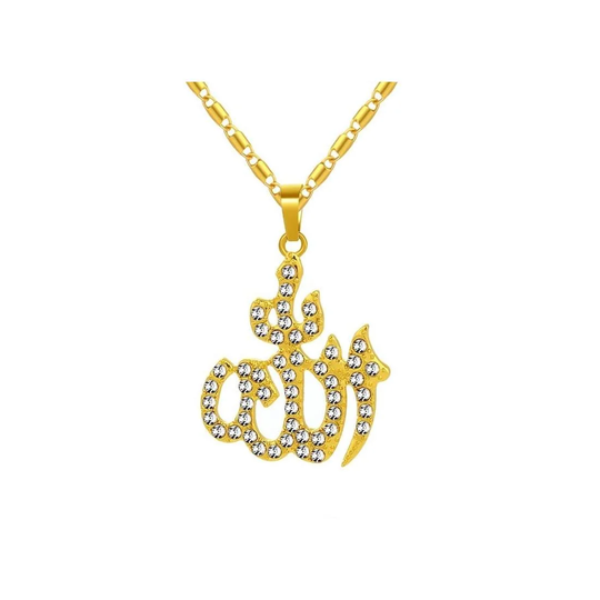 Halskæde med muslimsk symbol - Guld