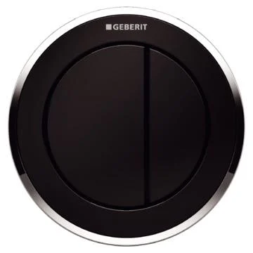 Geberit Type10 Fjernbetjening t/5-40mm vegg, Sort