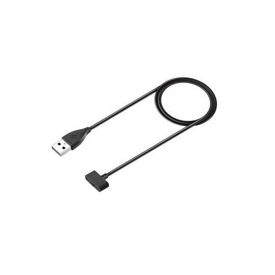 FitBit Ionic kompatibel USB-opladerkabel (1m) - Sort