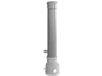 METRO THERM El-unit til elopvarmning af et vandbåret anlæg. 7,5 kW/3x400 V, ø160 mm, H 850 mm.