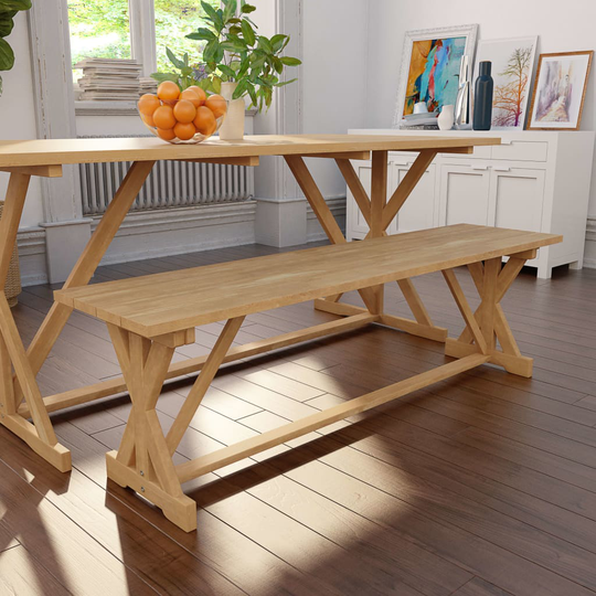 vidaXL bænk i massivt teak 120 x 35 x 45 cm
