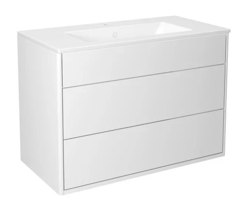 Gustavsberg Graphic Møbelpakke 100x41 cm m/2 skuffer, hvit