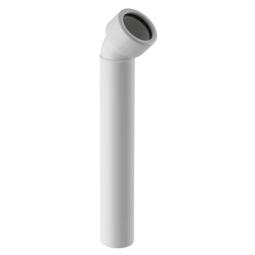 50 mm x 45 ° Tilkoblingsbend PP Geberit