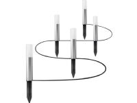 LEDVANCE SMART+ GARDENPOLE MINI MULTICOLOR RGBW WIFI 4058075478190 LED-havelampe LED (RGB) 3.8 W Sølv