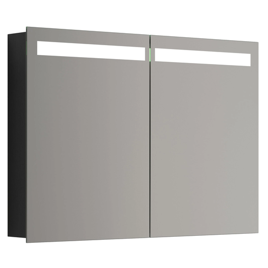 Dansani Mido+ Global Speilskap LED B50-120xh70cm Svart Struktur / 100cm