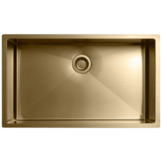 Tapwell Ta8040 PVD Kjøkkenvask B75xd45cm Messing