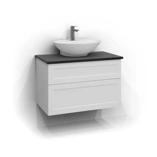 Svedbergs Tebas Benkeplate Bad 80cm / Senter