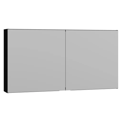 Dansani Mido+ Select speilskap med 2 dører, 120x64 cm, sort struktur