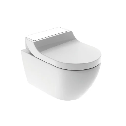 Geberit AquaClean Tuma Comfort Dusjtoalett, Hvit glass
